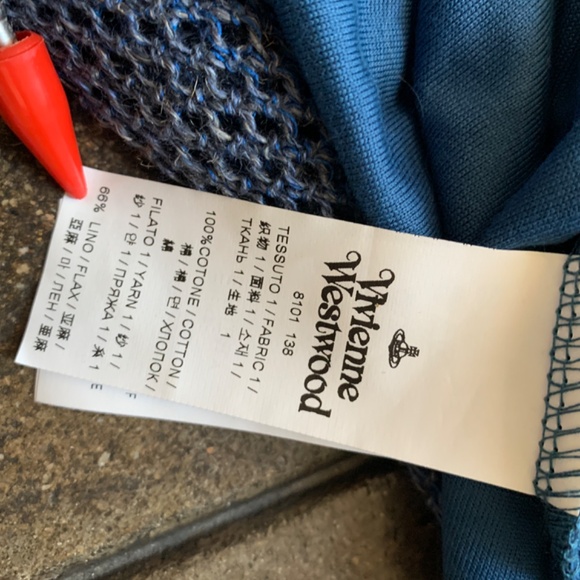 Vivienne Westwood 2015 Unisex Rare Flax / Silk Security Long T Shirt / Dress - Picture 3 of 11